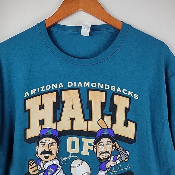 Arizona Diamondbacks Hall Of Fame T-shirt Mens XL Randy Johnson Luis Gonzalez - Picture 3 of 9